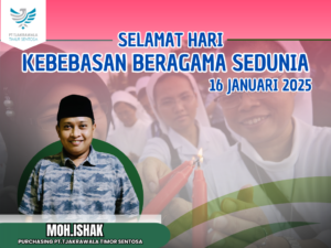 Petambak Garam PT. Tjakrawala Timor Sentosa Serukan Kerukunan Beragama pada Peringatan Hari Kebebasan Beragama Sedunia