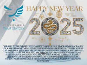 Tahun Baru, Resolusi Baru: PT Tjakrawala Timor Sentosa Bertekad Memperluas Pasar Garam Indonesia di 2025