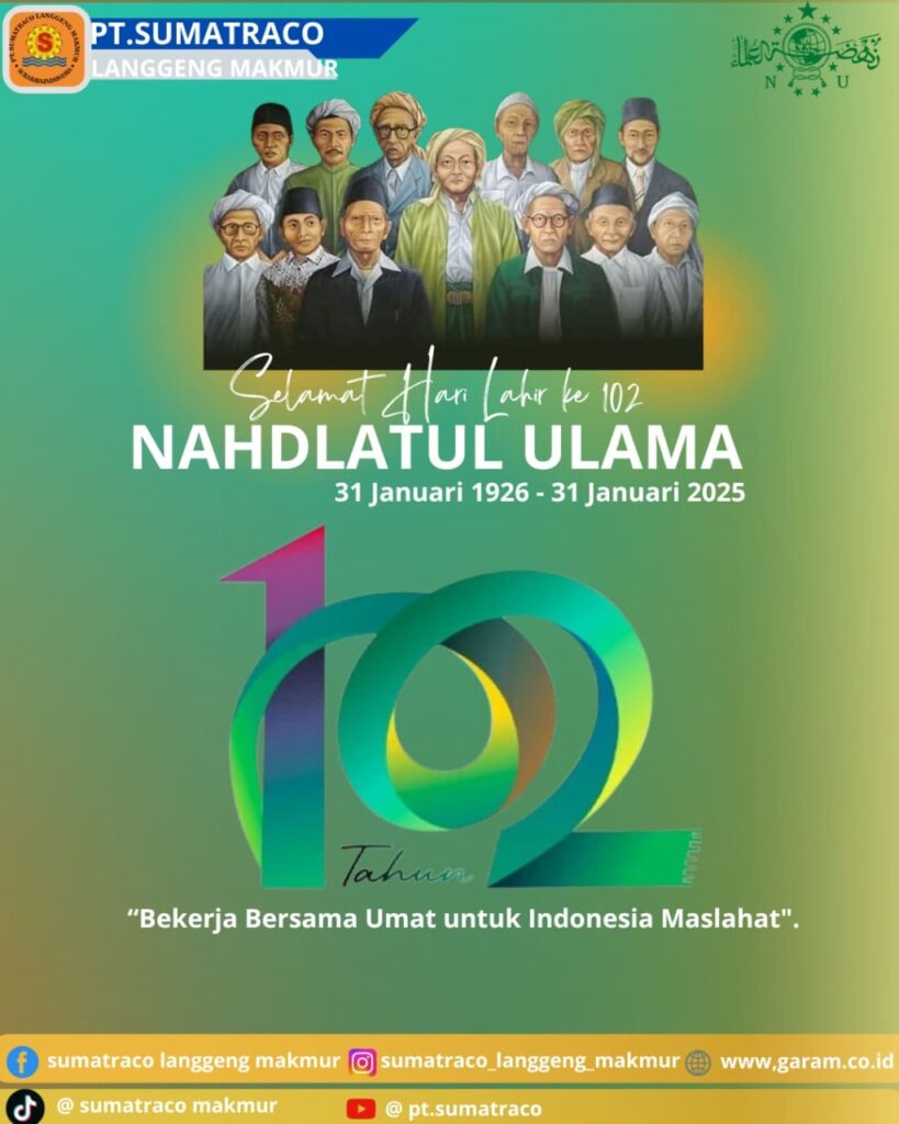PT Sumatraco Langgeng Makmur: Menyambut Harlah NU Ke-102 dengan Semangat Bersama