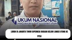 Lurah di Jakarta Timur Diperiksa Dugaan Belum Lunasi Utang ke PPSU