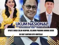 Update Bursa Calon Menpora, Relawan Prabowo Dorong Sosok Ini Buat Gantikan Dito Ariotedjo