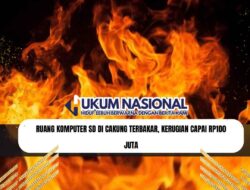 Ruang Komputer SD di Cakung Terbakar, Kerugian Capai Rp100 Juta