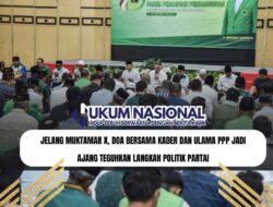Jelang Muktamar X, Doa Bersama Kader dan Ulama PPP Jadi Ajang Teguhkan Langkah Politik Partai