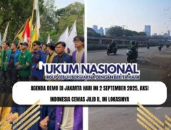 AGENDA Demo di Jakarta Hari Ini 2 September 2025, Aksi Indonesia Cemas Jilid II, Ini Lokasinya