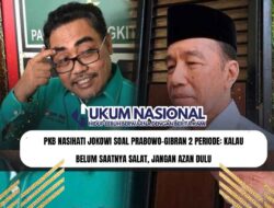 PKB Nasihati Jokowi soal Prabowo-Gibran 2 Periode: Kalau Belum Saatnya Salat, Jangan Azan Dulu