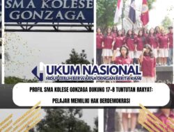 PROFIL SMA Kolese Gonzaga Dukung 17+8 Tuntutan Rakyat: Pelajar Memiliki Hak Berdemokrasi