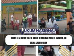 Dinas Kesehatan DKI: 10 Kasus Keracunan MBG di Jakarta, 60 Siswa Jadi Korban
