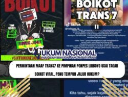 Permintaan Maaf Trans7 ke Pimpinan Ponpes Lirboyo Usai Tagar Boikot Viral, PBNU Tempuh Jalur Hukum?
