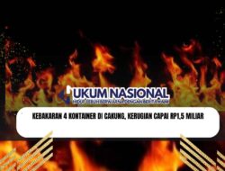 Kebakaran 4 Kontainer di Cakung, Kerugian Capai Rp1,5 Miliar