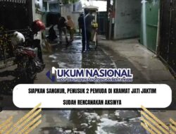 Siapkan Sangkur, Penusuk 2 Pemuda di Kramat Jati Jaktim Sudah Rencanakan Aksinya