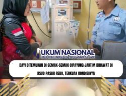 Bayi Ditemukan di Semak-semak Cipayung Jaktim Dirawat di RSUD Pasar Rebo, Terkuak Kondisinya
