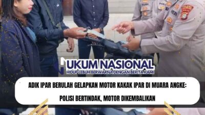 Adik Ipar Berulah Gelapkan Motor Kakak Ipar di Muara Angke: Polisi Bertindak, Motor Dikembalikan