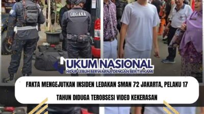 Fakta Mengejutkan Insiden Ledakan SMAN 72 Jakarta, Pelaku 17 Tahun Diduga Terobsesi Video Kekerasan
