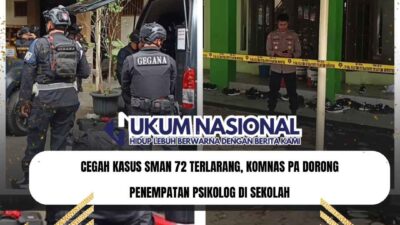 Cegah Kasus SMAN 72 Terlarang, Komnas PA Dorong Penempatan Psikolog di Sekolah