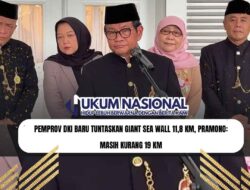 Pemprov DKI Baru Tuntaskan Giant Sea Wall 11,8 Km, Pramono: Masih Kurang 19 Km