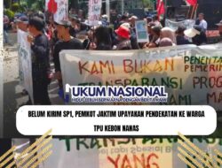 Belum Kirim SP1, Pemkot Jaktim Upayakan Pendekatan ke Warga TPU Kebon Nanas
