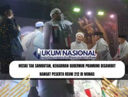 Meski Tak Sambutan, Kehadiran Gubernur Pramono Disambut Hangat Peserta Reuni 212 di Monas