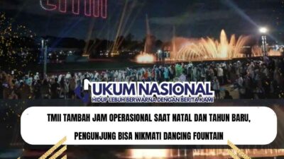 TMII Tambah Jam Operasional saat Natal dan Tahun Baru, Pengunjung Bisa Nikmati Dancing Fountain