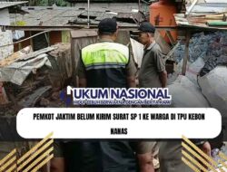 Pemkot Jaktim Belum Kirim Surat SP 1 ke Warga di TPU Kebon Nanas