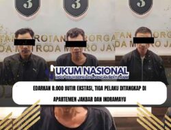 Edarkan 8.000 Butir Ekstasi, Tiga Pelaku Ditangkap di Apartemen Jakbar dan Indramayu