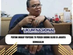 Pertuni Ungkap Penyebab 70 Persen Guiding Block di Jakarta Bermasalah