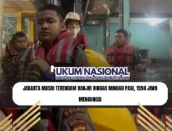 Jakarta Masih Terendam Banjir hingga Minggu Pagi, 1594 Jiwa Mengungsi