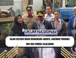 Hujan Ekstrem Masih Mengancam Jakarta, Gubernur Pramono: OMC Bisa Kembali Dijalankan