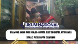 Pramono Anung Akui Banjir Jakarta Sulit Dihindari, Katulampa Siaga 3 Picu Luapan Ciliwunng