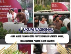 Janji Manis Pramono Soal Proyek Ikon Baru Jakarta Molor, Taman Bendera Pusaka Belum Rampung