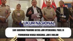 Sah! Gubernur Pramono Batasi Jam Operasional Padel di Permukiman Warga Maksimal Jam 8 Malam