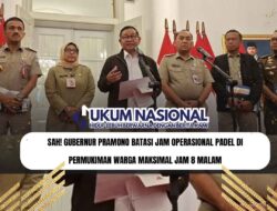 Sah! Gubernur Pramono Batasi Jam Operasional Padel di Permukiman Warga Maksimal Jam 8 Malam