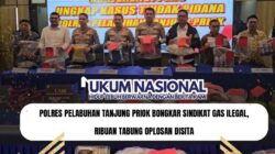Polres Pelabuhan Tanjung Priok Bongkar Sindikat Gas Ilegal, Ribuan Tabung Oplosan Disita
