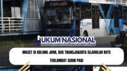 Macet di Kolong JORR, Bus Transjakarta Sejumlah Rute Terlambat Senin Pagi