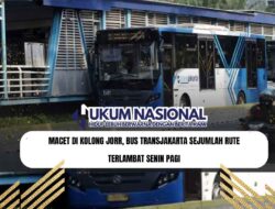 Macet di Kolong JORR, Bus Transjakarta Sejumlah Rute Terlambat Senin Pagi