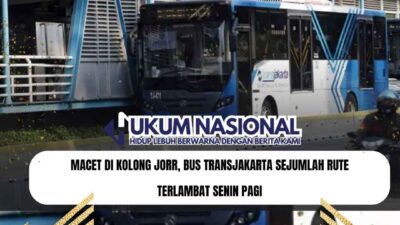 Macet di Kolong JORR, Bus Transjakarta Sejumlah Rute Terlambat Senin Pagi