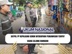 Satpol PP Kepulauan Seribu Intensifkan Pengawasan Tempat Usaha Selama Ramadan