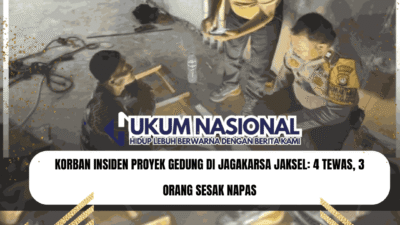 Korban Insiden Proyek Gedung di Jagakarsa Jaksel: 4 Tewas, 3 Orang Sesak Napas