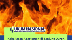 Kebakaran Apartemen di Tanjung Duren Jakbar: 22 Unit dan 110 Personel Damkar Dikerahkan