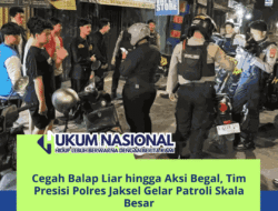 Cegah Balap Liar hingga Aksi Begal, Tim Presisi Polres Jaksel Gelar Patroli Skala Besar
