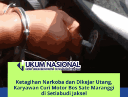 Ketagihan Narkoba dan Dikejar Utang, Karyawan Curi Motor Bos Sate Maranggi di Setiabudi Jaksel
