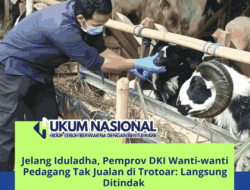 Jelang Iduladha, Pemprov DKI Wanti-wanti Pedagang Tak Jualan di Trotoar: Langsung Ditindak