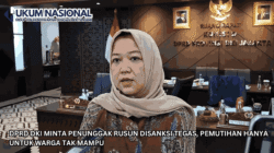 DPRD DKI Minta Penunggak Rusun Disanksi Tegas, Pemutihan Hanya untuk Warga Tak Mampu
