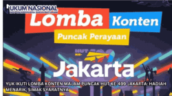 Yuk Ikuti Lomba Konten Malam Puncak HUT ke-499 Jakarta: Hadiah Menarik, Simak Syaratnya