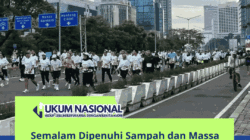 Semalam Dipenuhi Sampah dan Massa Aksi, Pagi Ini Jalan Sudirman Bersih dan Jadi Lintasan JAKIM 2026