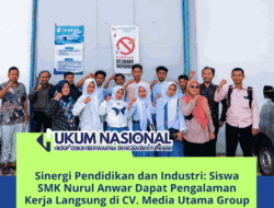 Sinergi Pendidikan dan Industri: Siswa SMK Nurul Anwar Dapat Pengalaman Kerja Langsung di CV. Media Utama Group