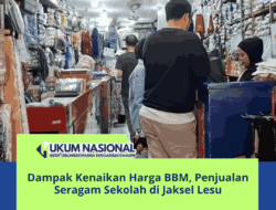 Dampak Kenaikan Harga BBM, Penjualan Seragam Sekolah di Jaksel Lesu