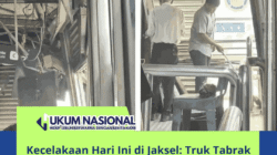 Kecelakaan Hari Ini di Jaksel: Truk Tabrak Halte Tebet Eco Park, Fasilitas Rusak