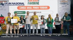 Jakarta Timur Raih Juara I Hasil Panen Terbaik di Festival Urban Farming DKI 2026