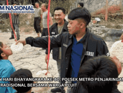 Rayakan Hari Bhayangkara ke-80, Polsek Metro Penjaringan Gelar Lomba Tradisional Bersama Warga Pluit