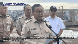 Tanggul Muara Baru Rembes, Pramono Perintahkan Dinas SDA DKI Cek Kondisi Tanggul